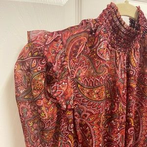 Misa Gianna Mini Chiffon Dress- Bohemian Paisley